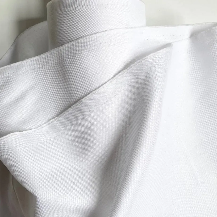 1-1/2 yard Remnant : Cotton Oxford Shirting - White