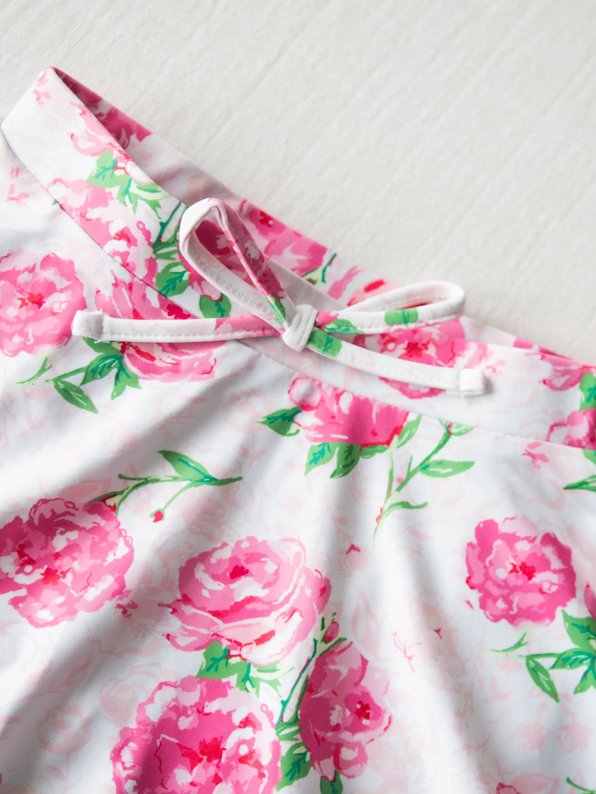 Active Flair Skort - Raspberry Roses