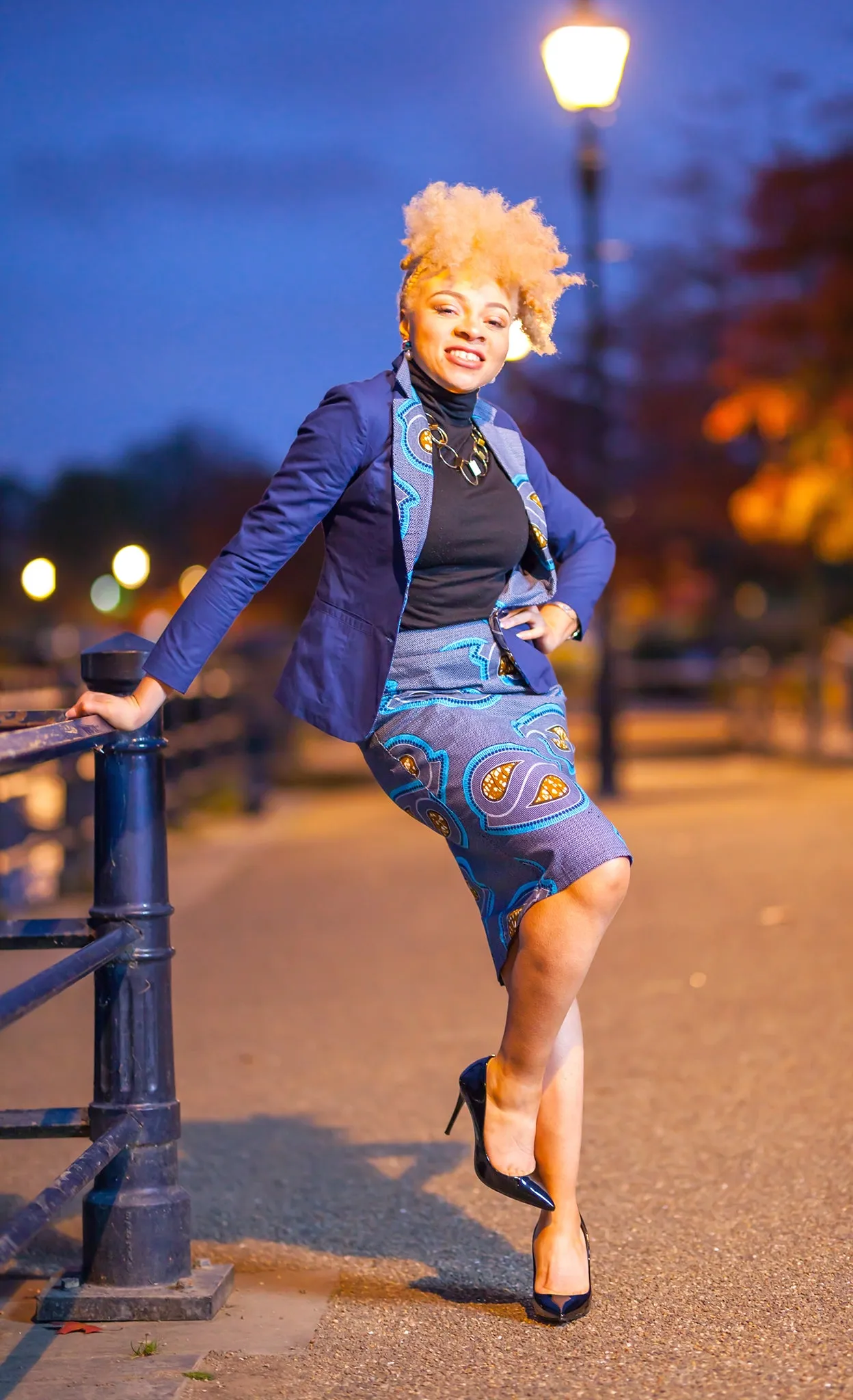 African Print Pencil Skirt - Krobea