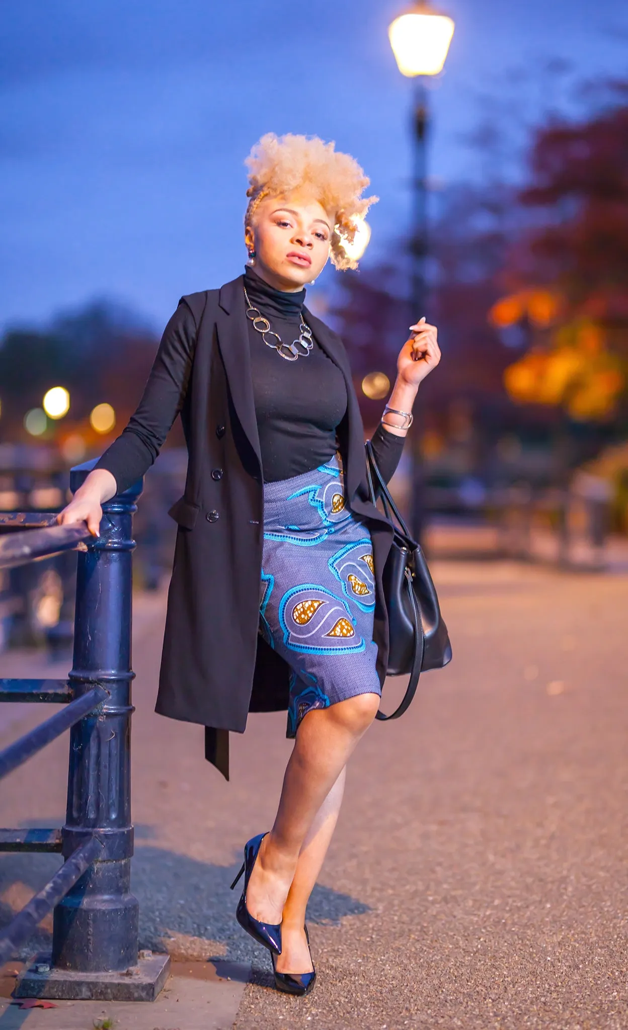 African Print Pencil Skirt - Krobea