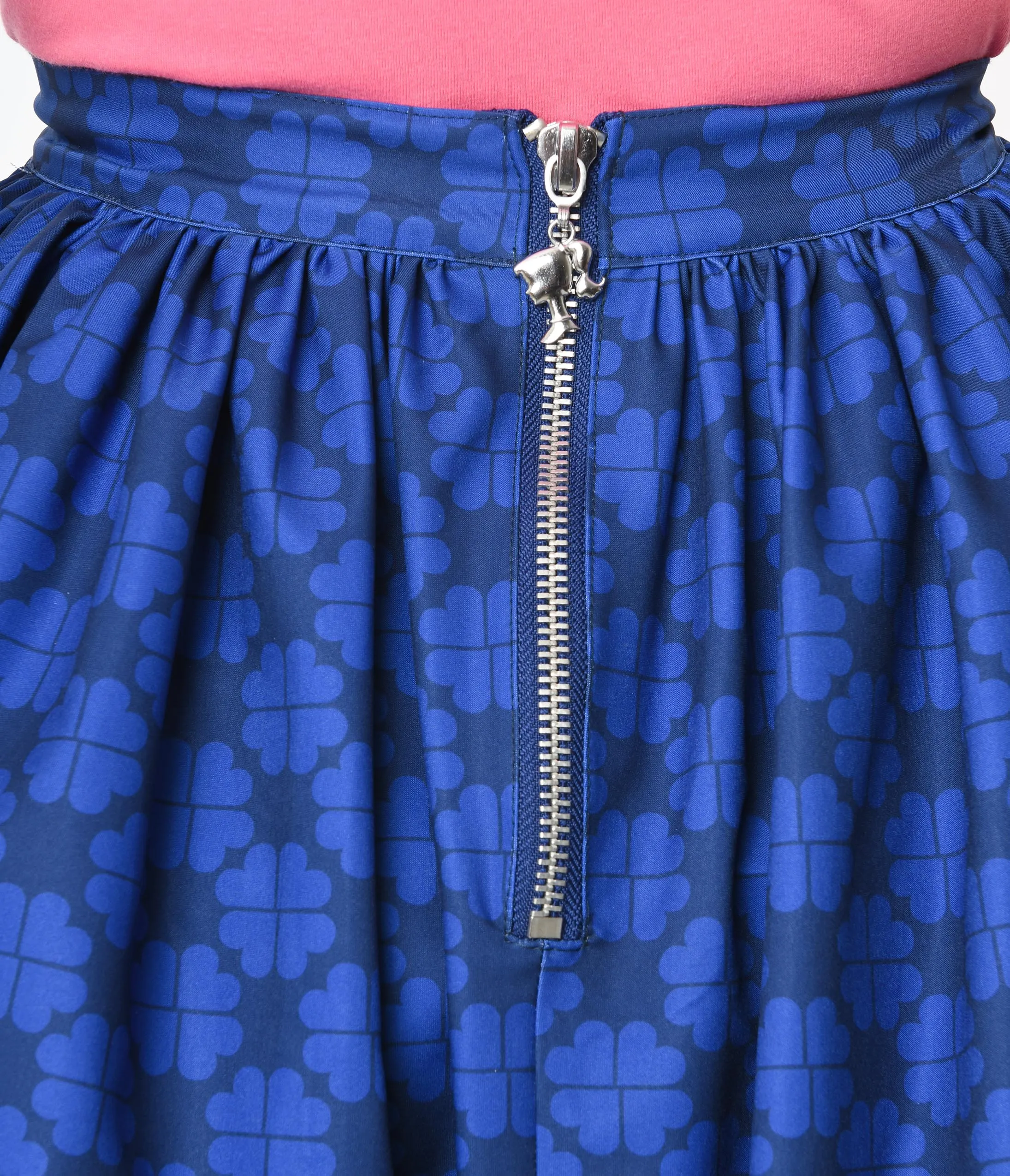 Barbie x Unique Vintage Blue My Barbie Collection Swing Skirt