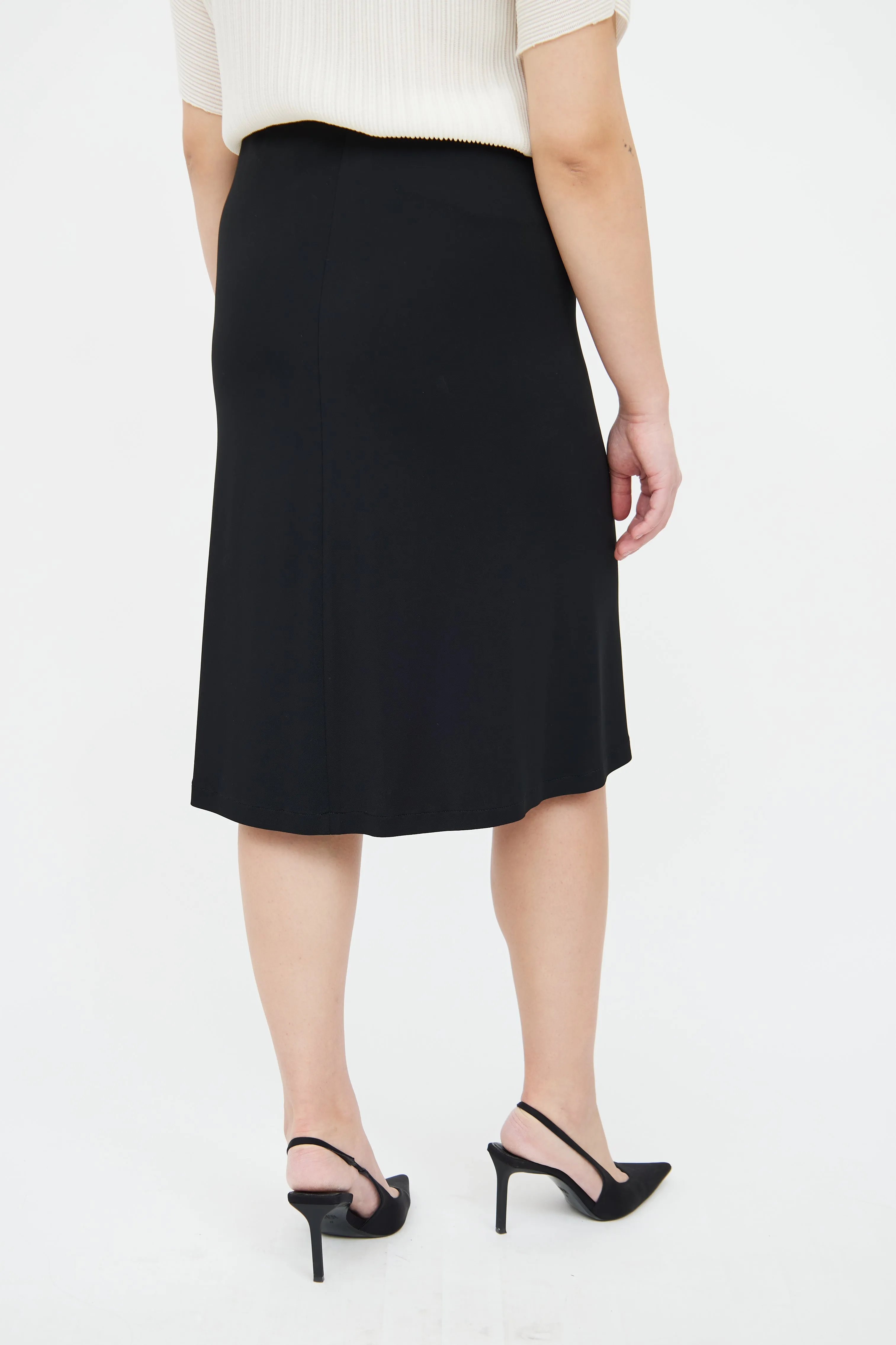 Black Midlength Skirt