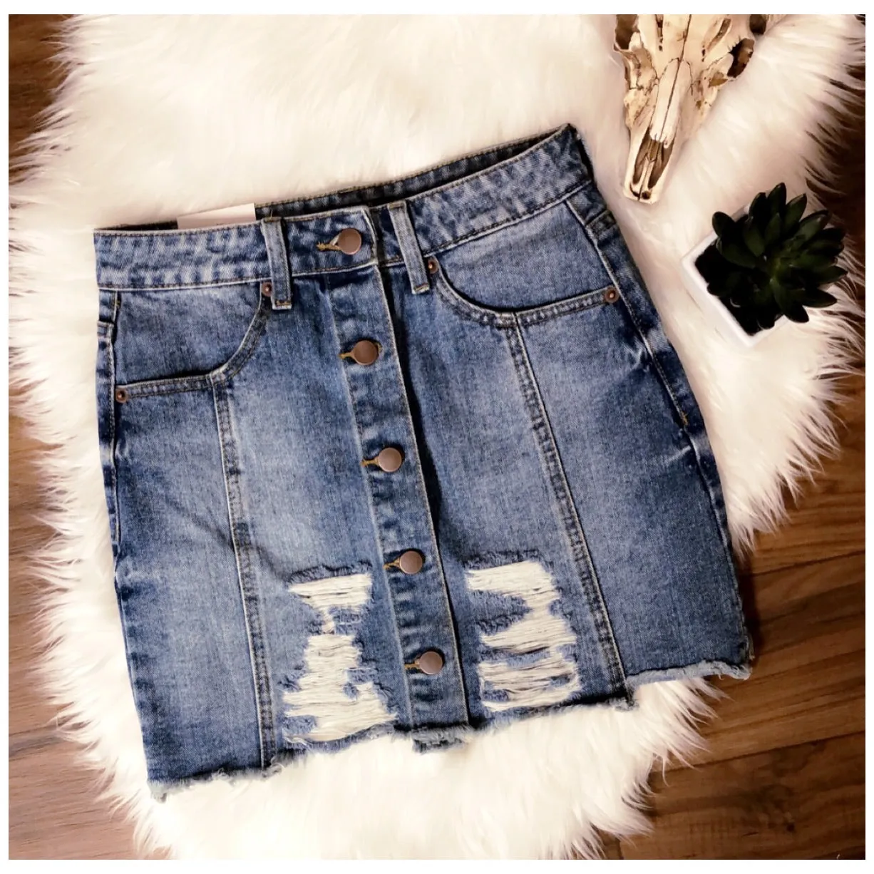 Blue Bayou Denim Skirt