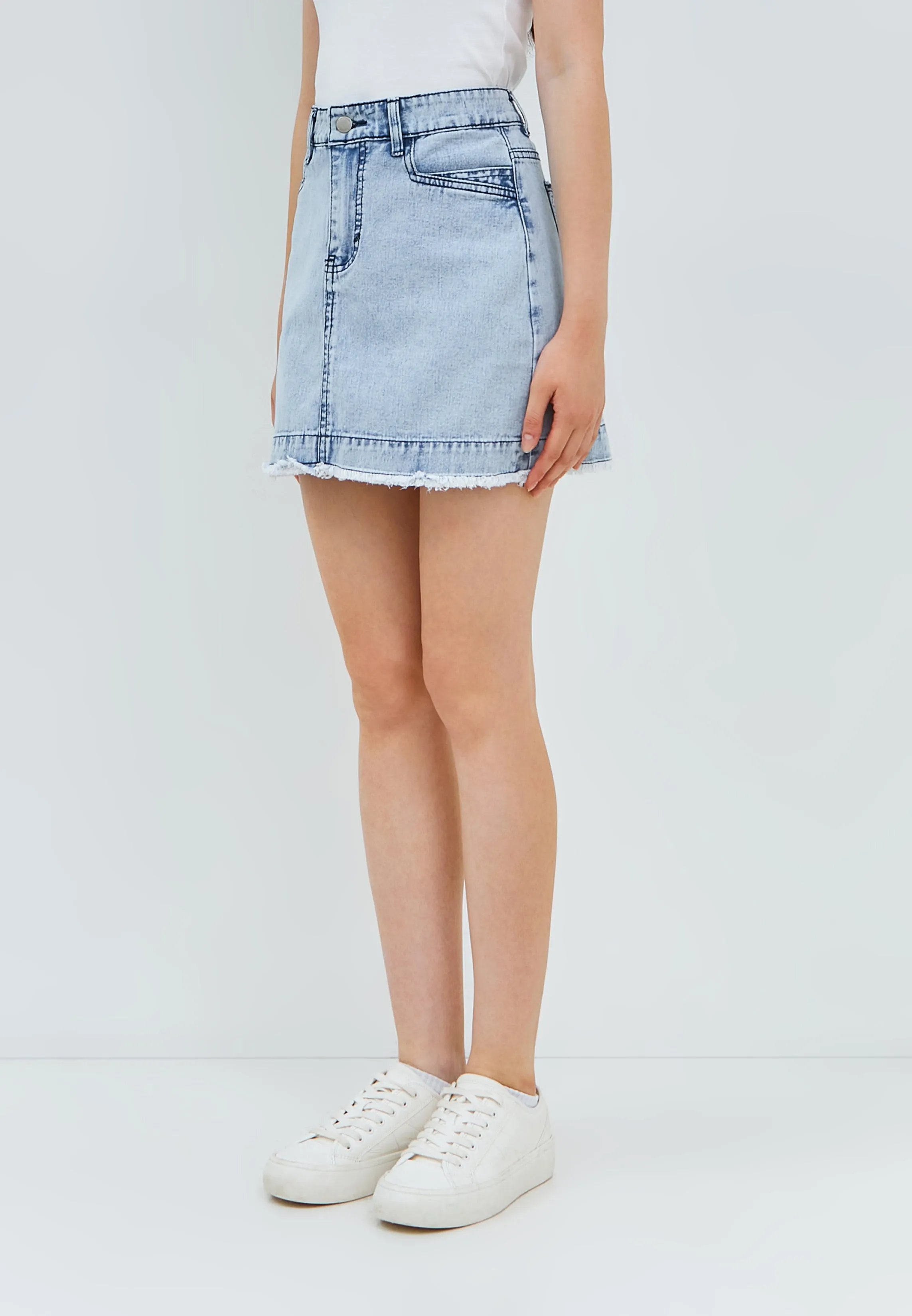 Blue Denim Skirt