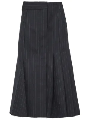 Chalk Stripe Skirt