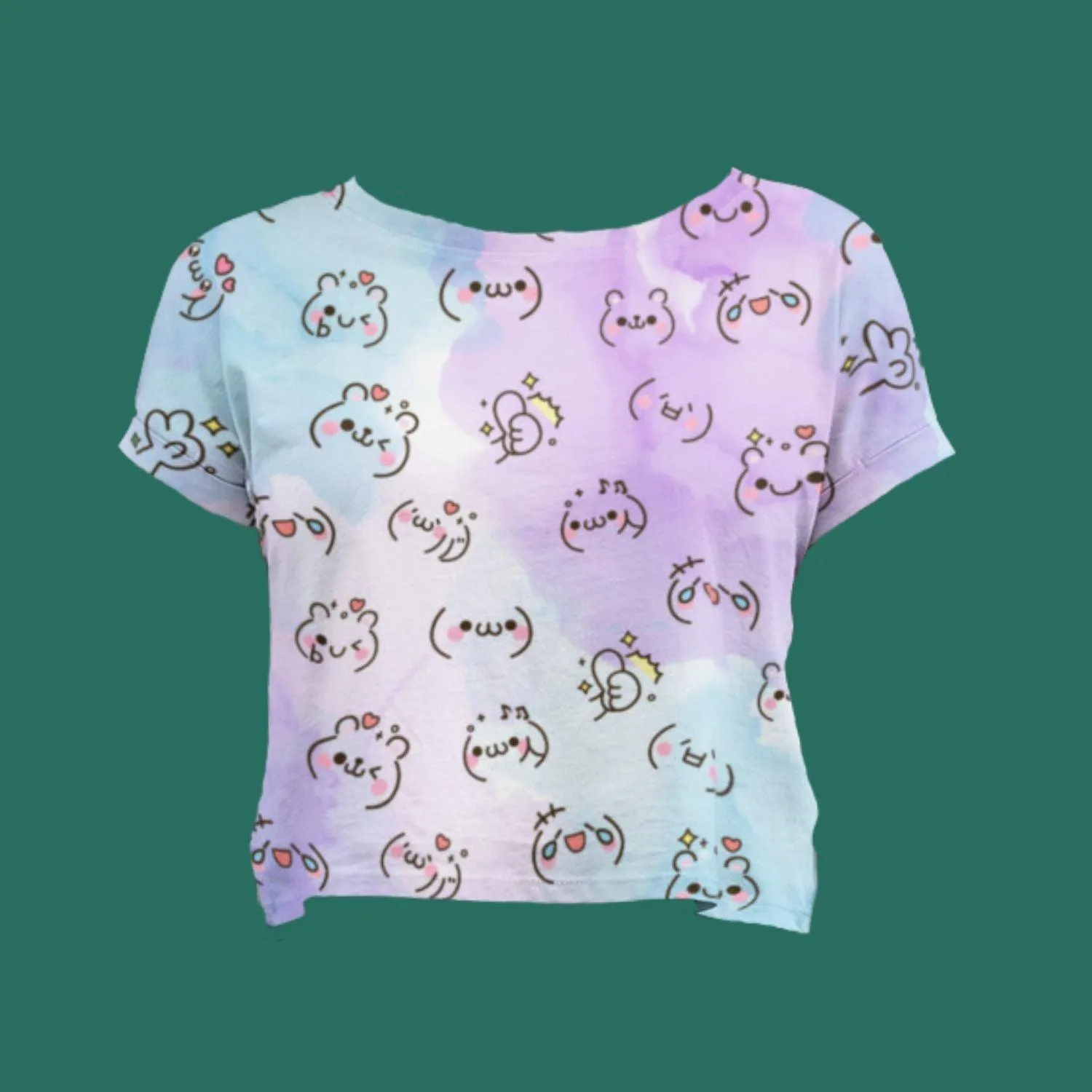 Cute Teddy Doodle - Women's Crop Top