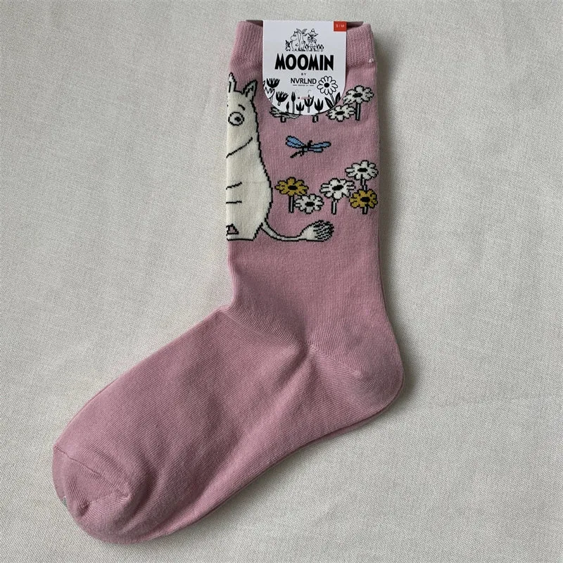 Happy Retro Trendy Cotton Mix Socks