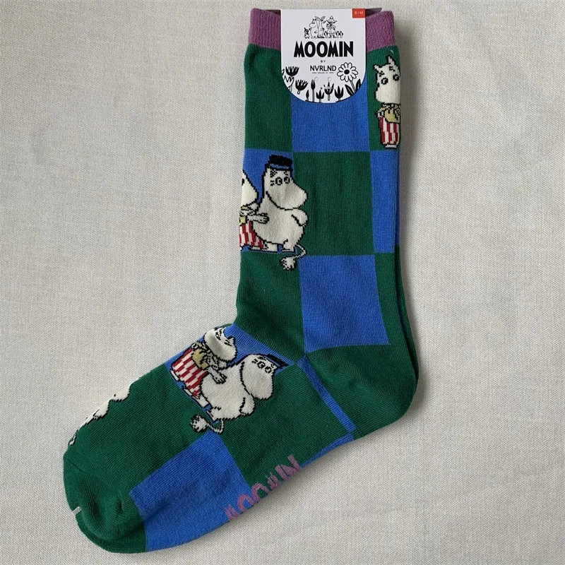 Happy Retro Trendy Cotton Mix Socks