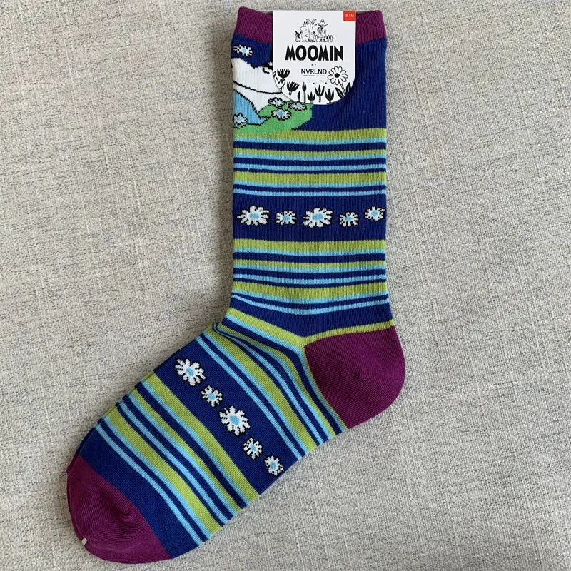 Happy Retro Trendy Cotton Mix Socks