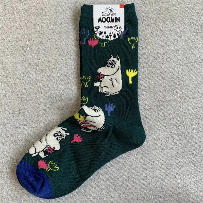 Happy Retro Trendy Cotton Mix Socks