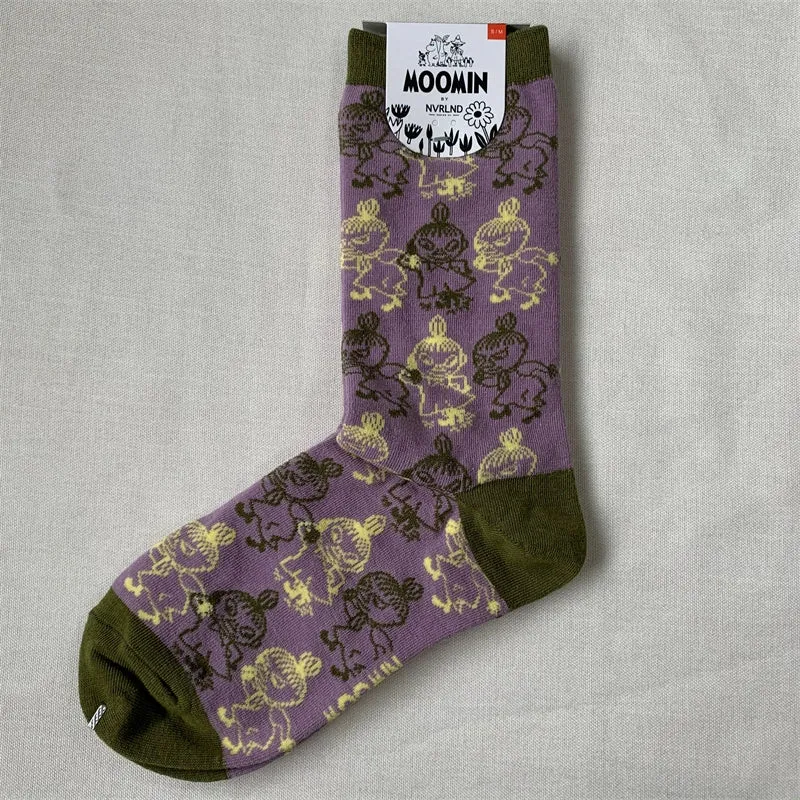 Happy Retro Trendy Cotton Mix Socks