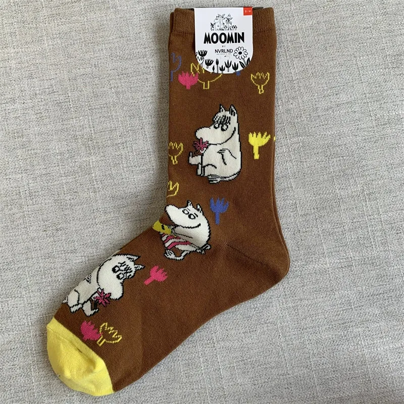 Happy Retro Trendy Cotton Mix Socks