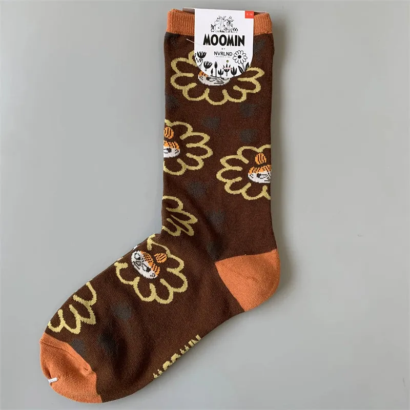 Happy Retro Trendy Cotton Mix Socks