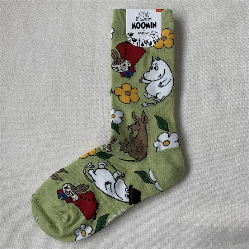 Happy Retro Trendy Cotton Mix Socks