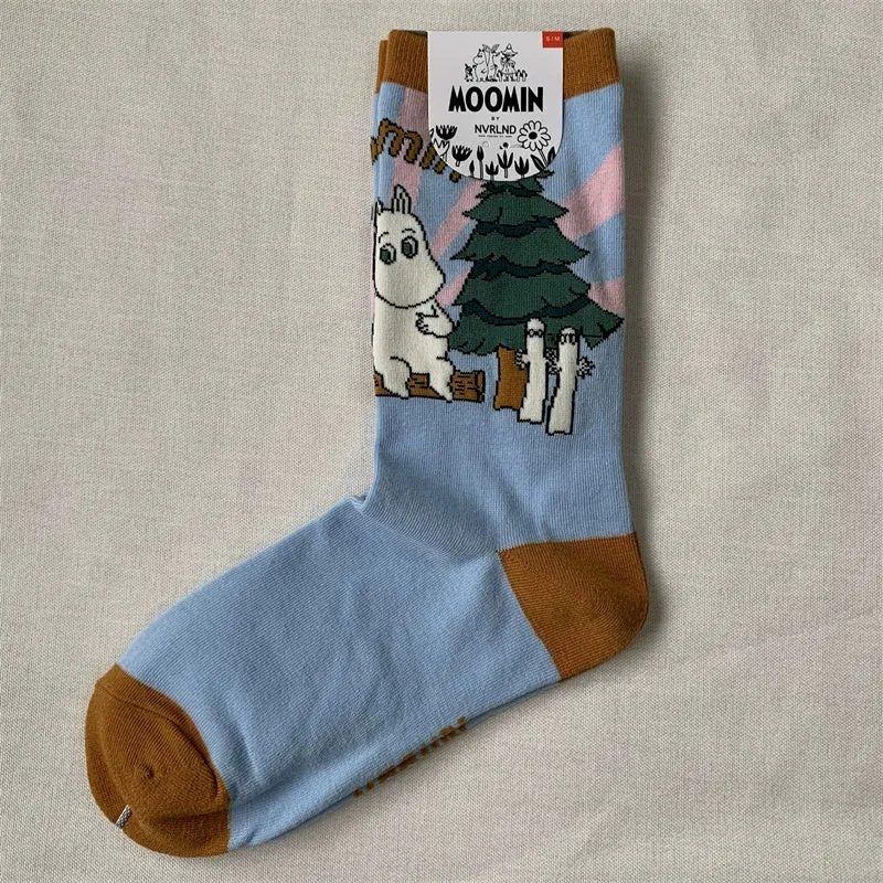 Happy Retro Trendy Cotton Mix Socks