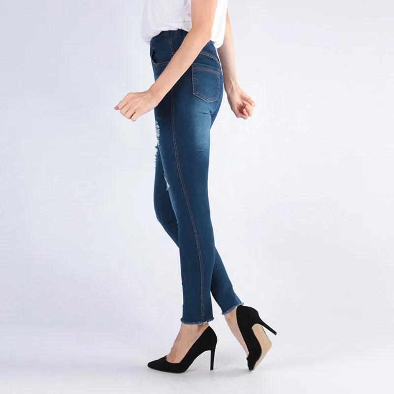 High Waist Jegging Dark Wash