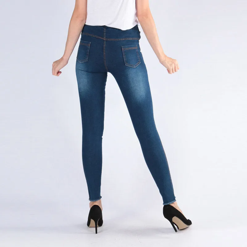 High Waist Jegging Dark Wash