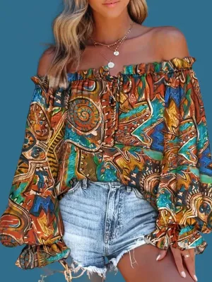 Let's Get Real Off the Shoulder Blouse