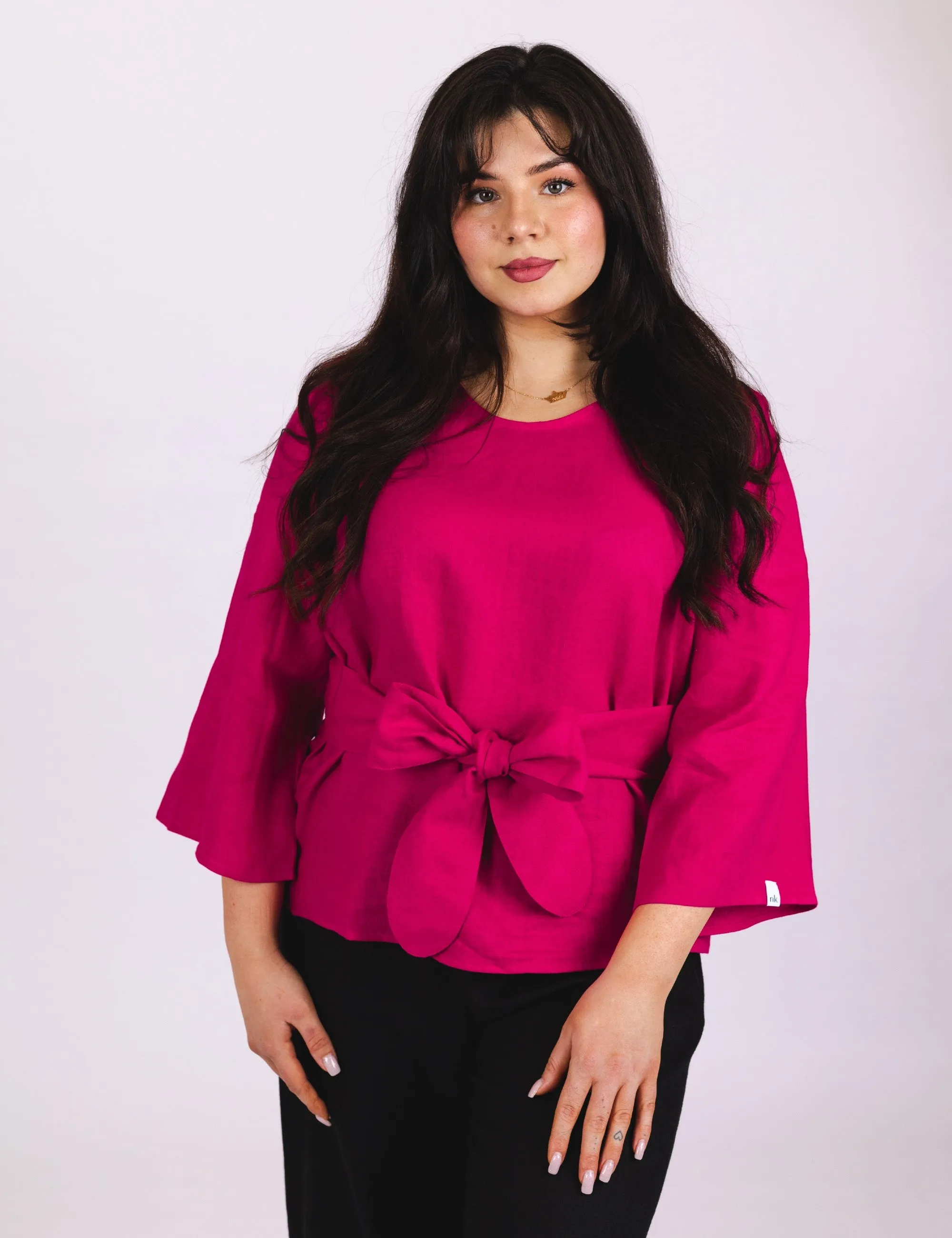 Ophelia Blouse Peacock Pink