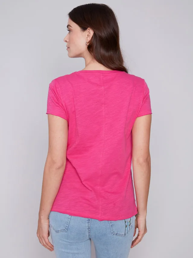 Organic Cotton Slub Top - Punch