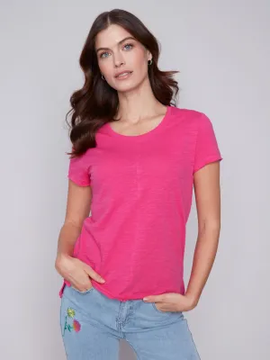 Organic Cotton Slub Top - Punch