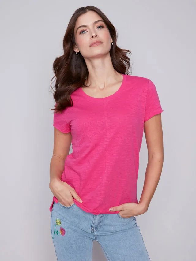 Organic Cotton Slub Top - Punch