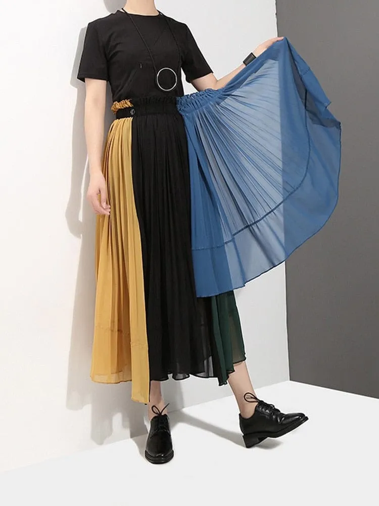 Tricolor Layered Skirt | Millennials