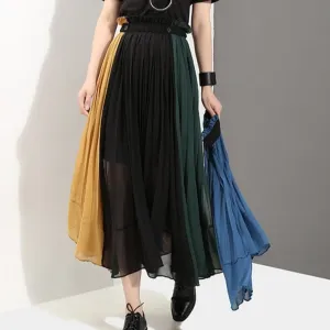 Tricolor Layered Skirt | Millennials