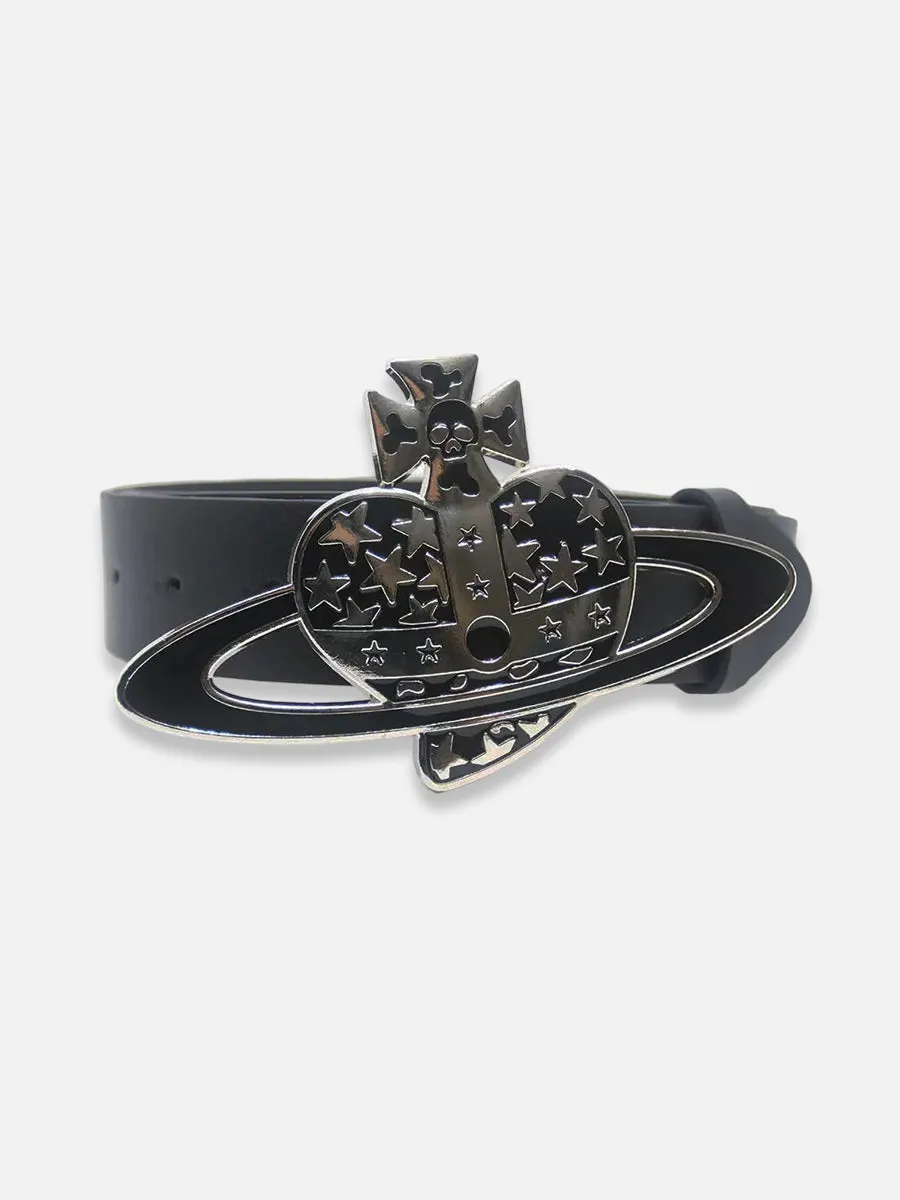 Y2K Heart Gothic Belt